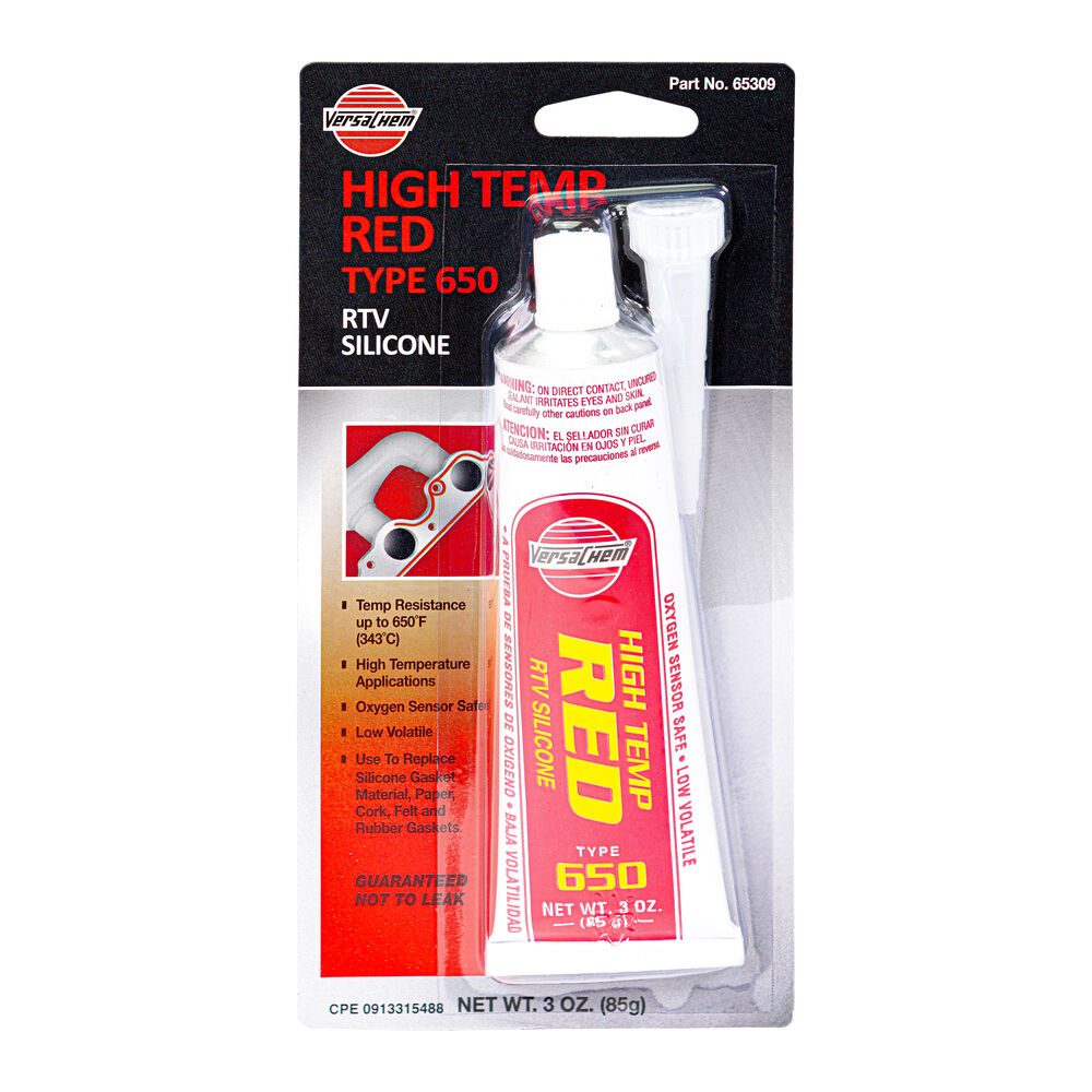 941653090 RED SILICONE 650 TUBE 85 G IN BLISTERVERPAKKING